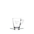 Load image into Gallery viewer, Tazza Cappuccino in vetro decorata con nome e logo