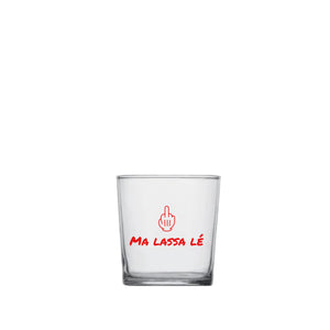 Tumbler con scritta Ma Lassa Lé